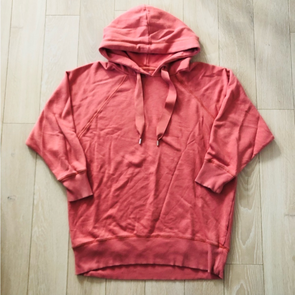 Aerie Oversized Relax Hoodie in Peach Pink Size M
